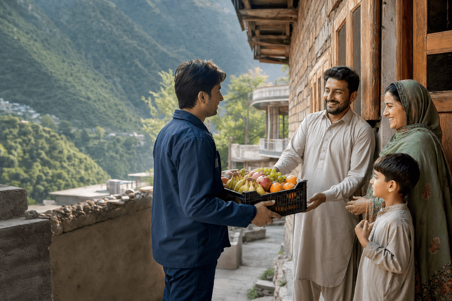 Fresh seasonal fruit delivery in Kotli, AJK & Gilgit-Baltistan